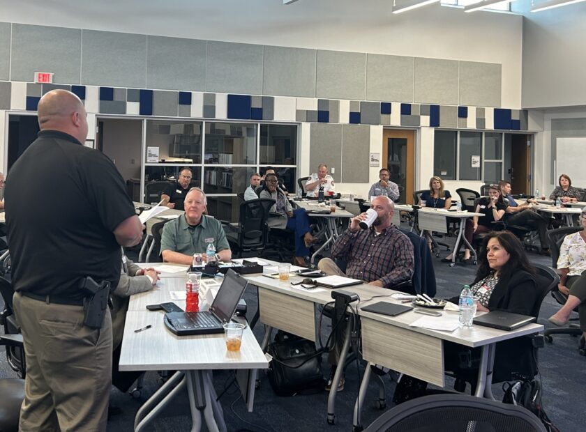 group of people at a workshop